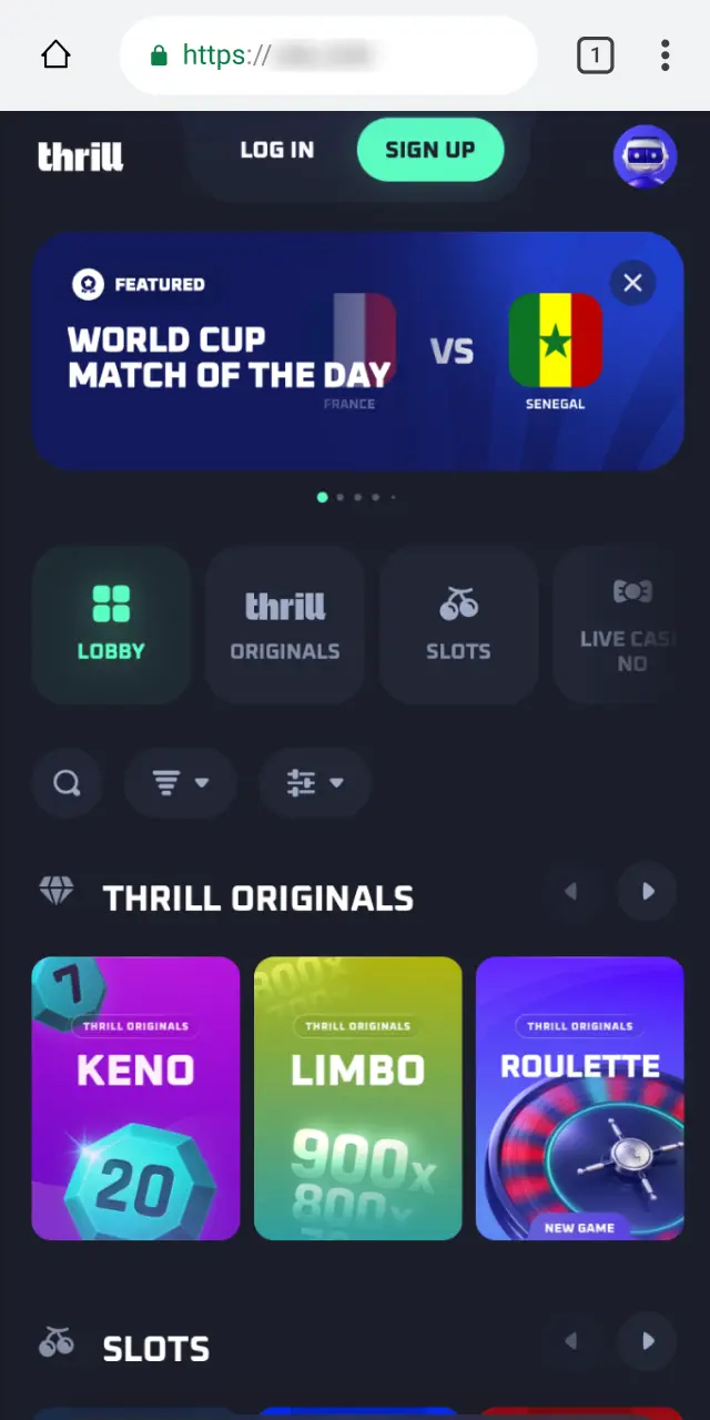 Tap the Download button to start downloading the official Thrill APK file for your Android.
