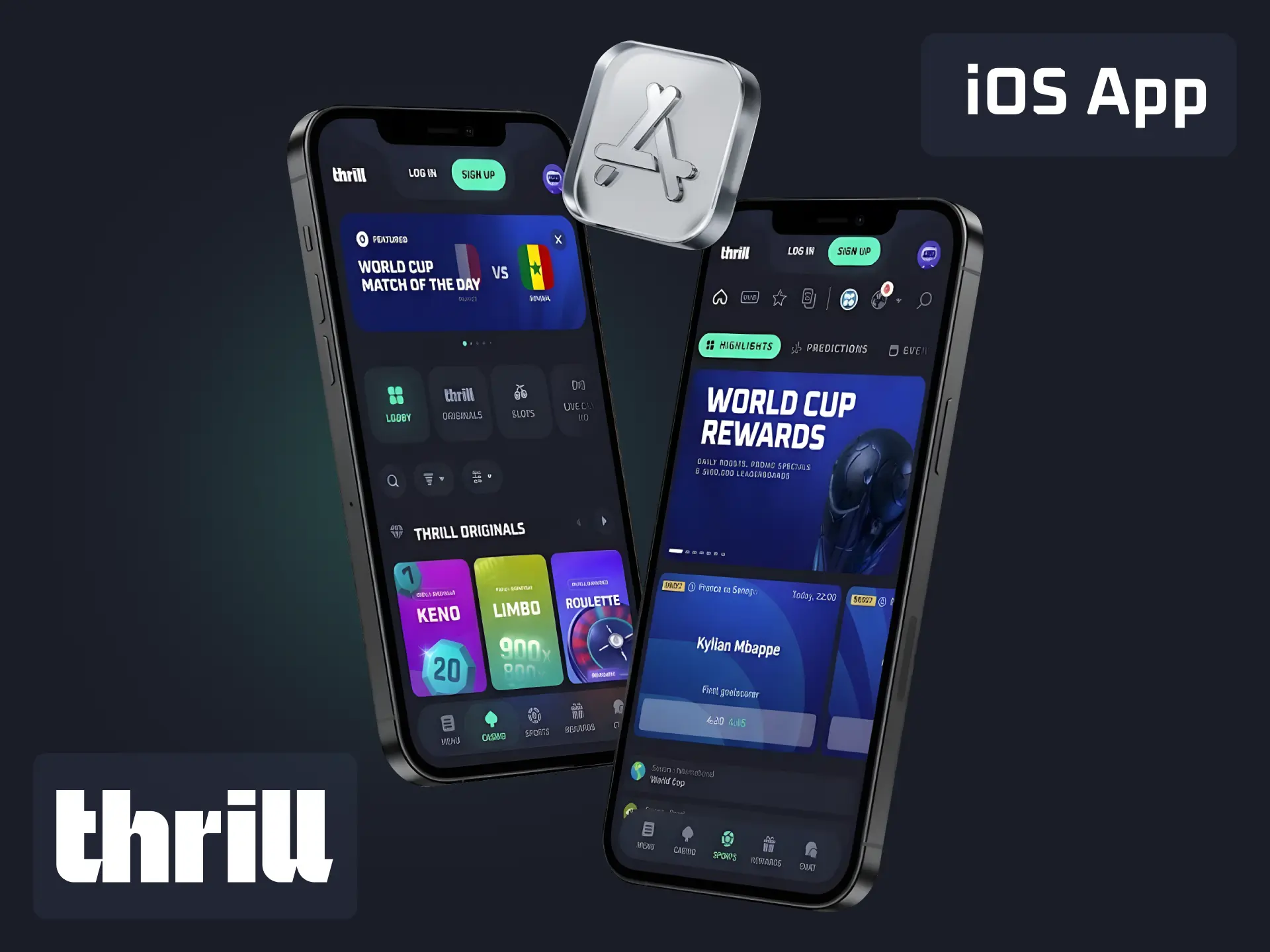 Install the Thrill iOS app as a PWA from Safari on your iPhone or iPad.